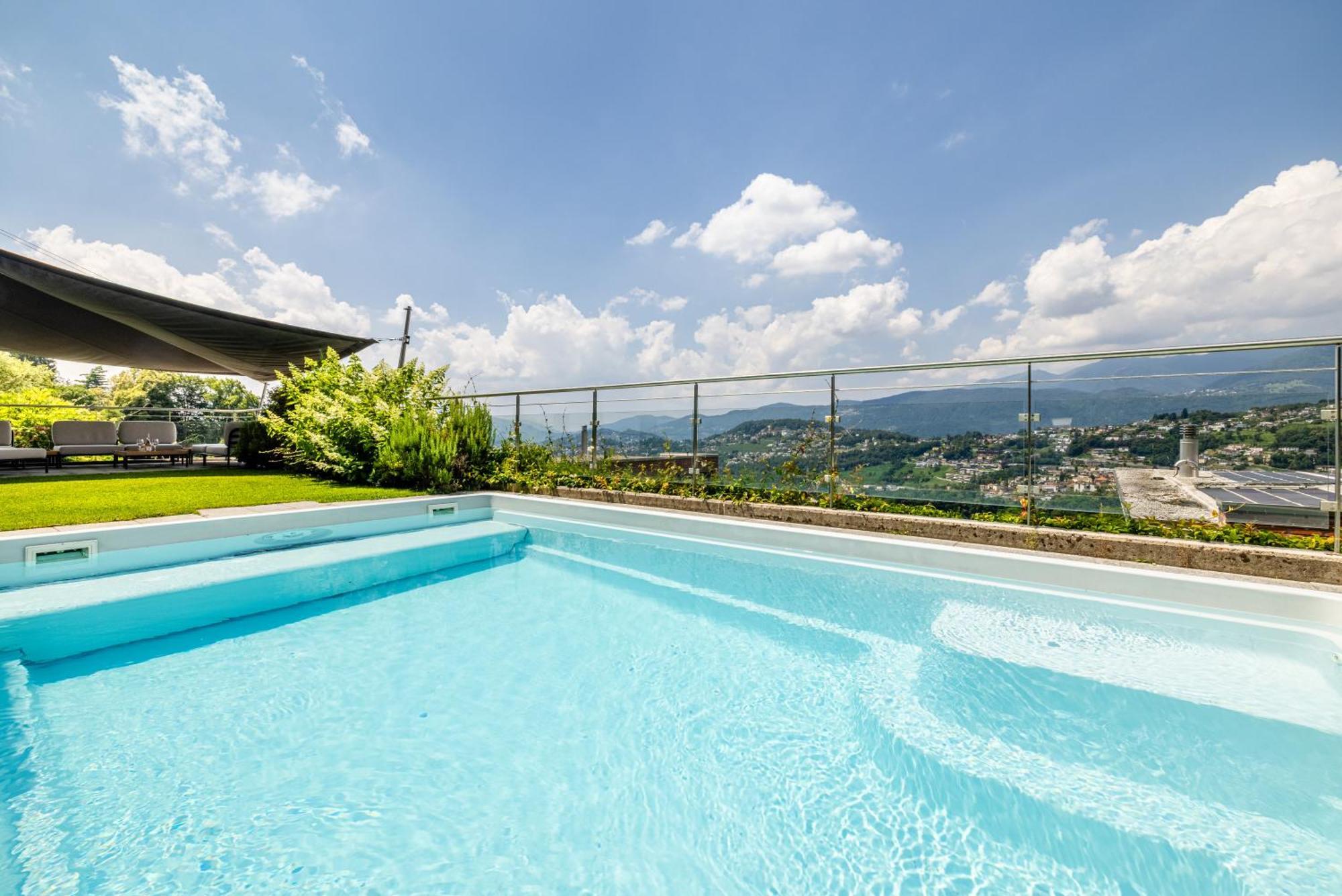 Villa Girandola With Private, Heated Pool Lugano Exterior foto