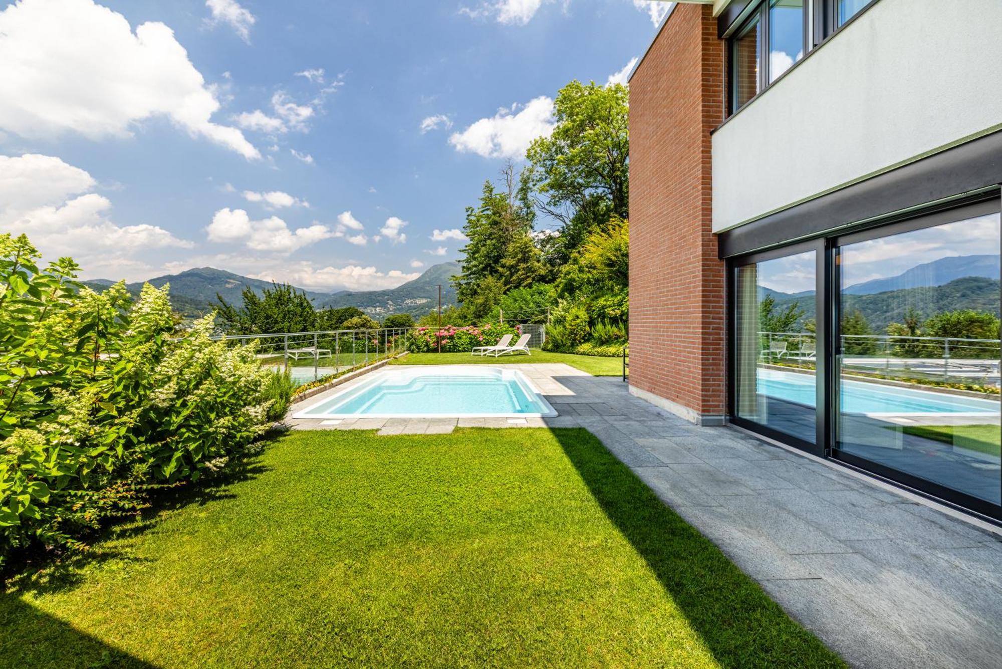 Villa Girandola With Private, Heated Pool Lugano Exterior foto