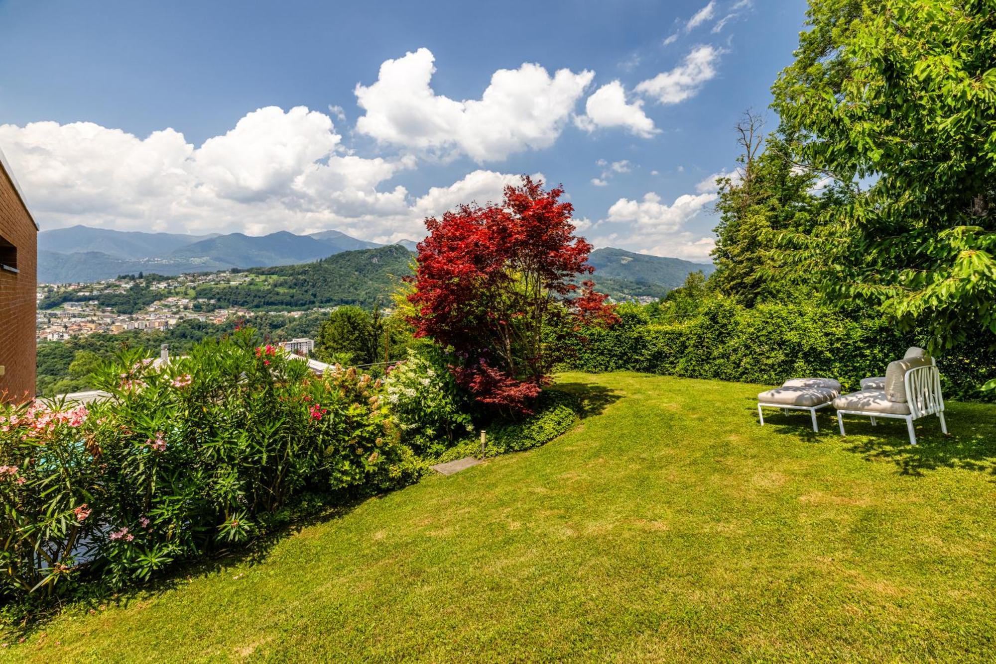 Villa Girandola With Private, Heated Pool Lugano Exterior foto