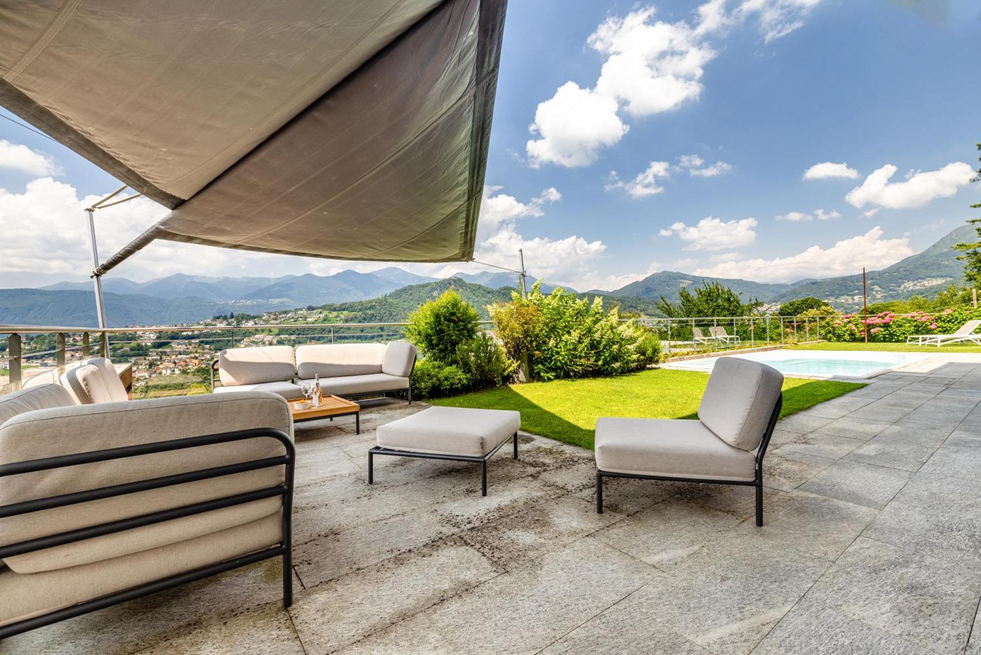 Villa Girandola With Private, Heated Pool Lugano Exterior foto