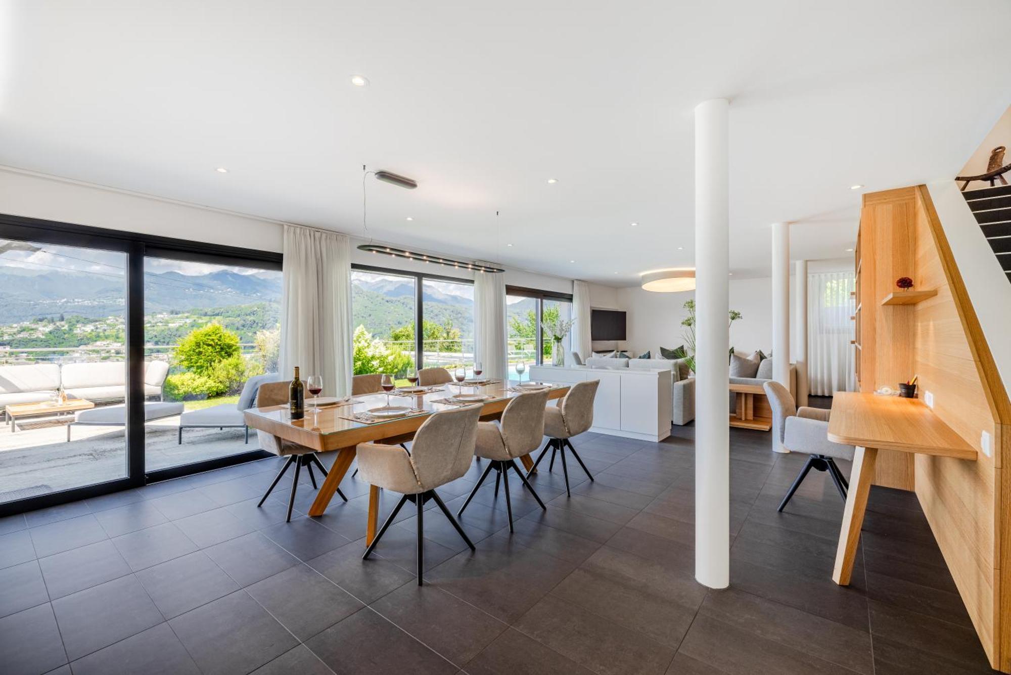 Villa Girandola With Private, Heated Pool Lugano Exterior foto