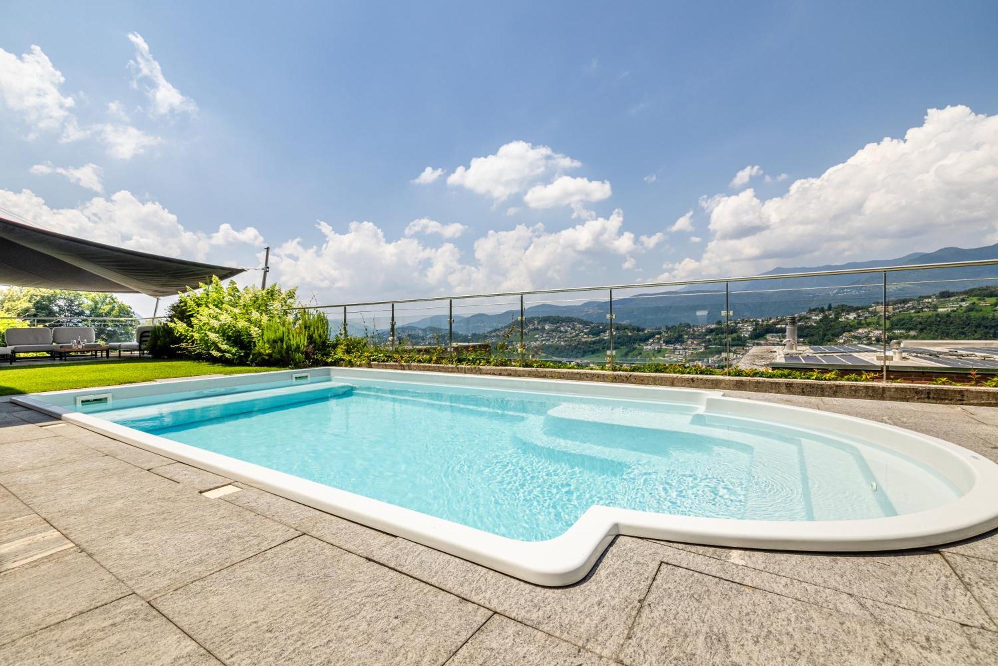 Villa Girandola With Private, Heated Pool Lugano Exterior foto